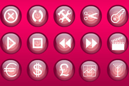 Pink Miscellaneous Icons